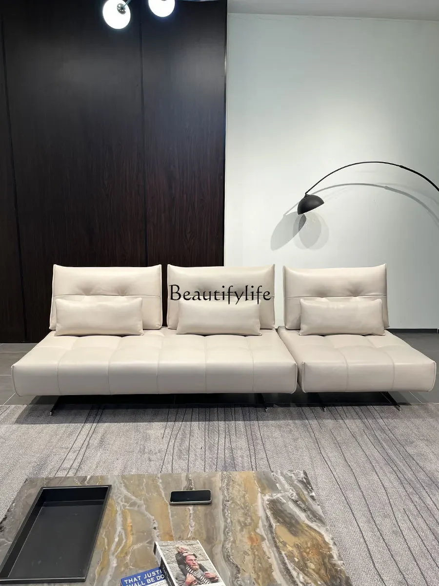 yj21 Italian Minimalist Genuine Leather Sofa Top Layer Cowhide Multifunctional Apartment Sofa
yj21 Italian Minimalist Genuine Leather Sofa Top Layer Cowhide Multifunctional Apartment Sofa