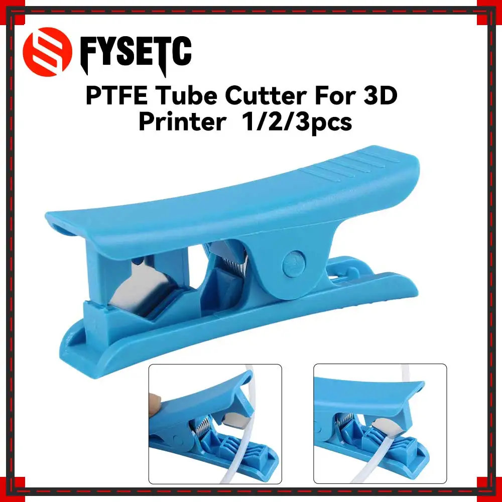 PTFE Tube Cutter For 3D Printer 1/2/3pcs Smooth Cutting And Durable Cutter Tools Easy To Cut PTFE Tube For 3D Printer Parts
PTFE Tube Cutter For 3D Printer 1/2/3pcs Smooth Cutting And Durable Cutter Tools Easy To Cut PTFE Tube For 3D Printer Parts