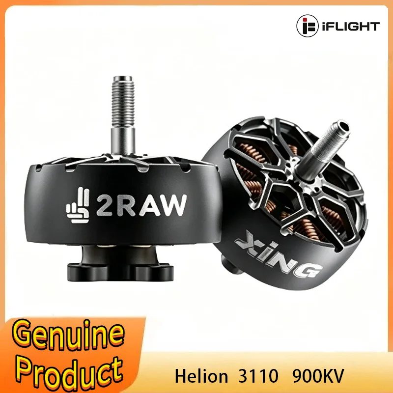 IFlight Helion 10 3110 900KV FPV Motor with 5mm Shaft for FPV Parts for RC FPV Drone
IFlight Helion 10 3110 900KV FPV Motor with 5mm Shaft for FPV Parts for RC FPV Drone