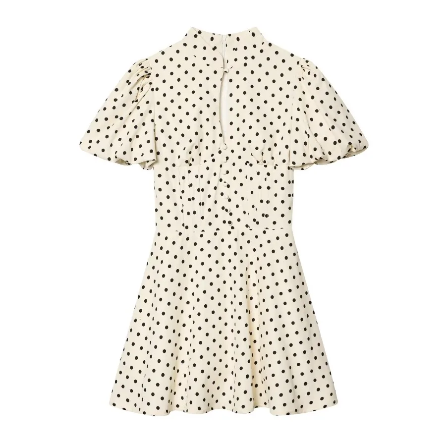 【New style】Women's clothing 2026 new summer French Bubble Sleeve Wavy Dot Dress with Fishbone
【New style】Women's clothing 2026 new summer French Bubble Sleeve Wavy Dot Dress with Fishbone