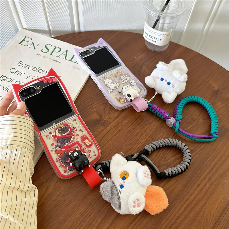 Korean Cartoon Fruit Cat Phone Case for Samsung Galaxy Z Flip 6 5 4 3 Protective Back Cover for ZFlip4 ZFlip5 ZFlip6 Case Shell
Korean Cartoon Fruit Cat Phone Case for Samsung Galaxy Z Flip 6 5 4 3 Protective Back Cover for ZFlip4 ZFlip5 ZFlip6 Case Shell