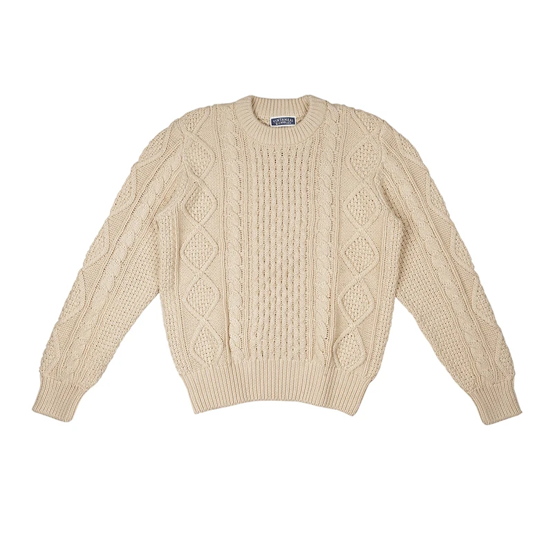 Men's Crew Neck Knitted Sweater Cable Thick Regular Fit Black Khaki Vintage Pullover Designer Jumper Autumn Winter
Men's Crew Neck Knitted Sweater Cable Thick Regular Fit Black Khaki Vintage Pullover Designer Jumper Autumn Winter