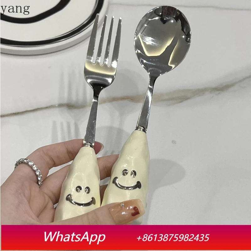 LMM Vertical 304 Stainless Steel Spoon Set Household Western Food Spoon
LMM Vertical 304 Stainless Steel Spoon Set Household Western Food Spoon