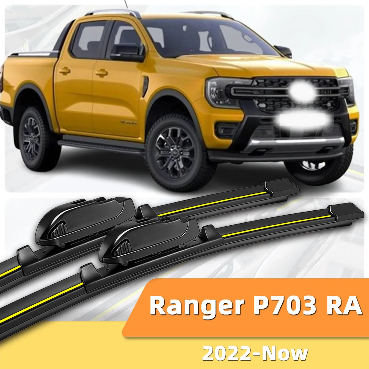 2PCS Car Windshield Wiper Blades Are Suitable For Ford Ranger P703 RA (2022-Now) Natural Rubber Durable Car Two-Way Wiper Blades
2PCS Car Windshield Wiper Blades Are Suitable For Ford Ranger P703 RA (2022-Now) Natural Rubber Durable Car Two-Way Wiper Blades