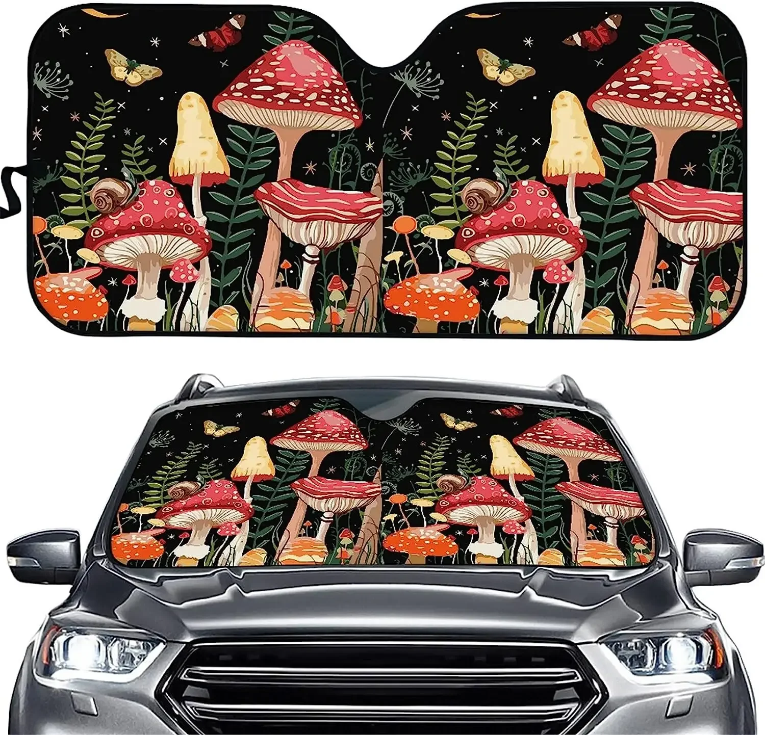 Mushroom Car Accessories Windshield Sun Shade Moon Star Butterfly Sunshades Protector for Carscreen Window Your Vehicle Cool
Mushroom Car Accessories Windshield Sun Shade Moon Star Butterfly Sunshades Protector for Carscreen Window Your Vehicle Cool