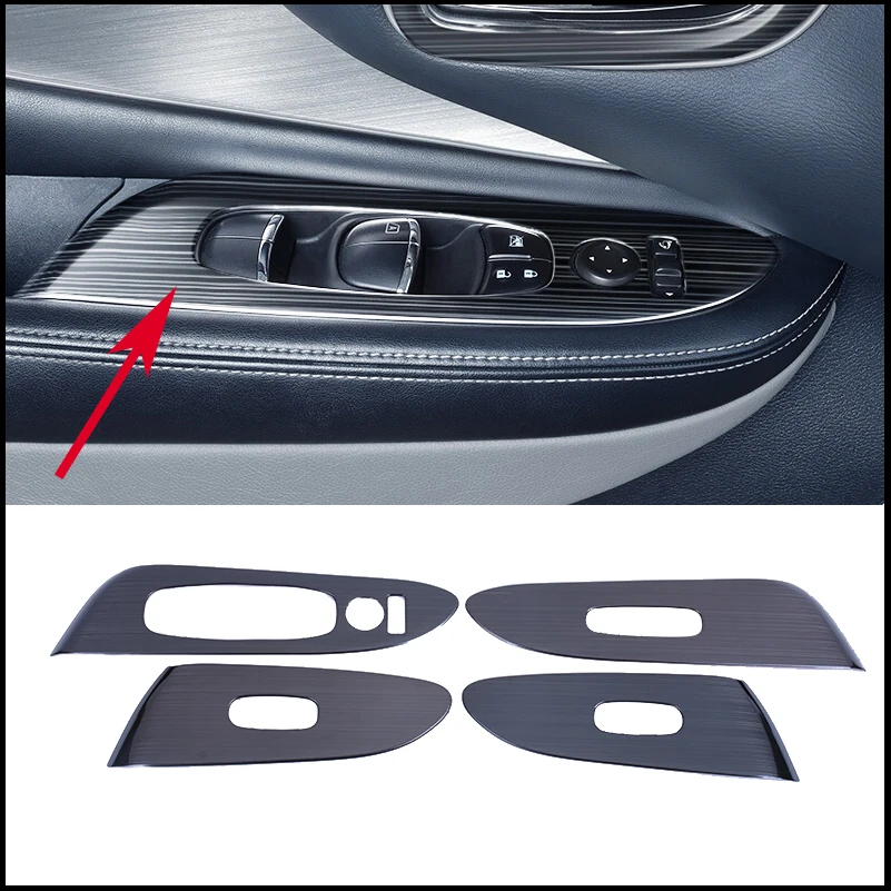Car Styling For Nissan Murano 2015-2022 Left Hand Drive Window Lift Switch Button Control Panel Cover Trim Accessories
Car Styling For Nissan Murano 2015-2022 Left Hand Drive Window Lift Switch Button Control Panel Cover Trim Accessories