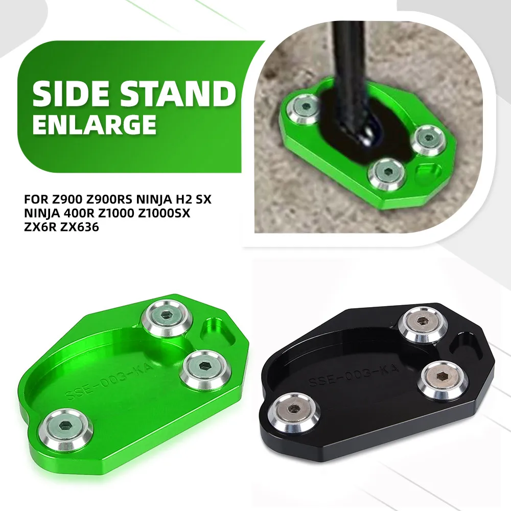 Kickstand Foot Pad Side Stand Enlarge Sled Sidestand FOR KAWASAKI Z900 Z900RS Ninja H2 SX NINJA 400R Z1000 Z1000SX ZX6R ZX636
Kickstand Foot Pad Side Stand Enlarge Sled Sidestand FOR KAWASAKI Z900 Z900RS Ninja H2 SX NINJA 400R Z1000 Z1000SX ZX6R ZX636