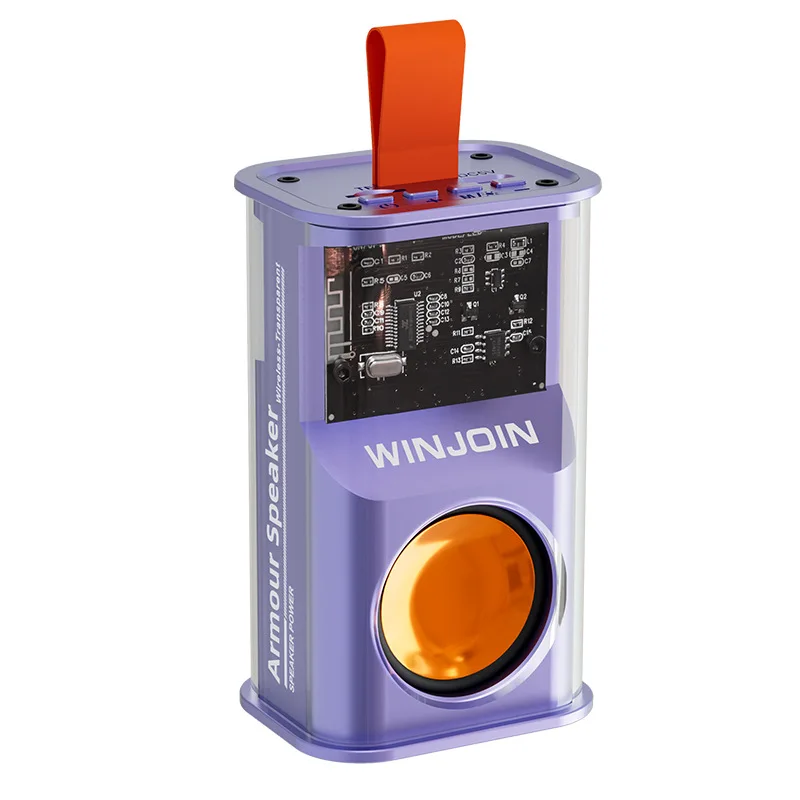GlowMarYIN007 Transparent Mecha Style Wireless Speaker, Portable, Colorful Subwoofer, Small Steel Cannon Desktop Speaker
GlowMarYIN007 Transparent Mecha Style Wireless Speaker, Portable, Colorful Subwoofer, Small Steel Cannon Desktop Speaker