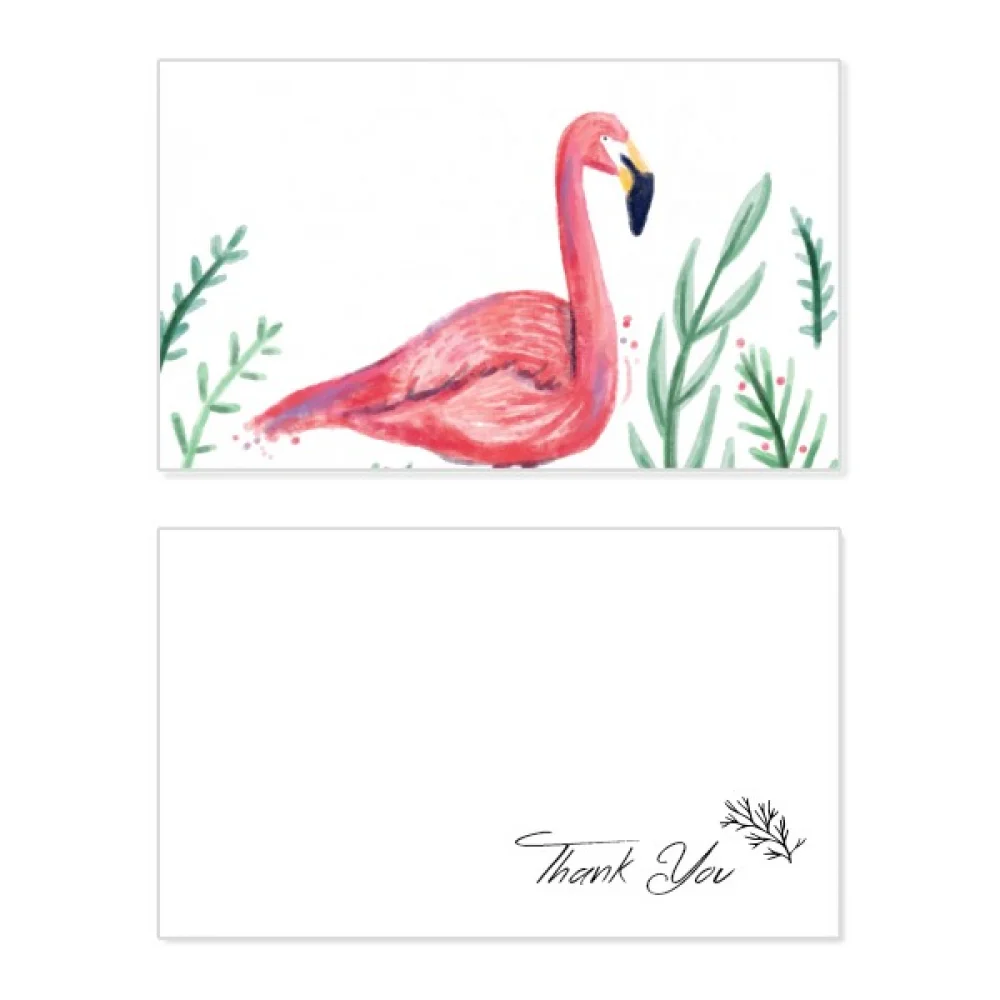 Tropical Flango Animal s Thank You Card Birthday Paper Greeting Wedding Appreciation 
Tropical Flango Animal s Thank You Card Birthday Paper Greeting Wedding Appreciation