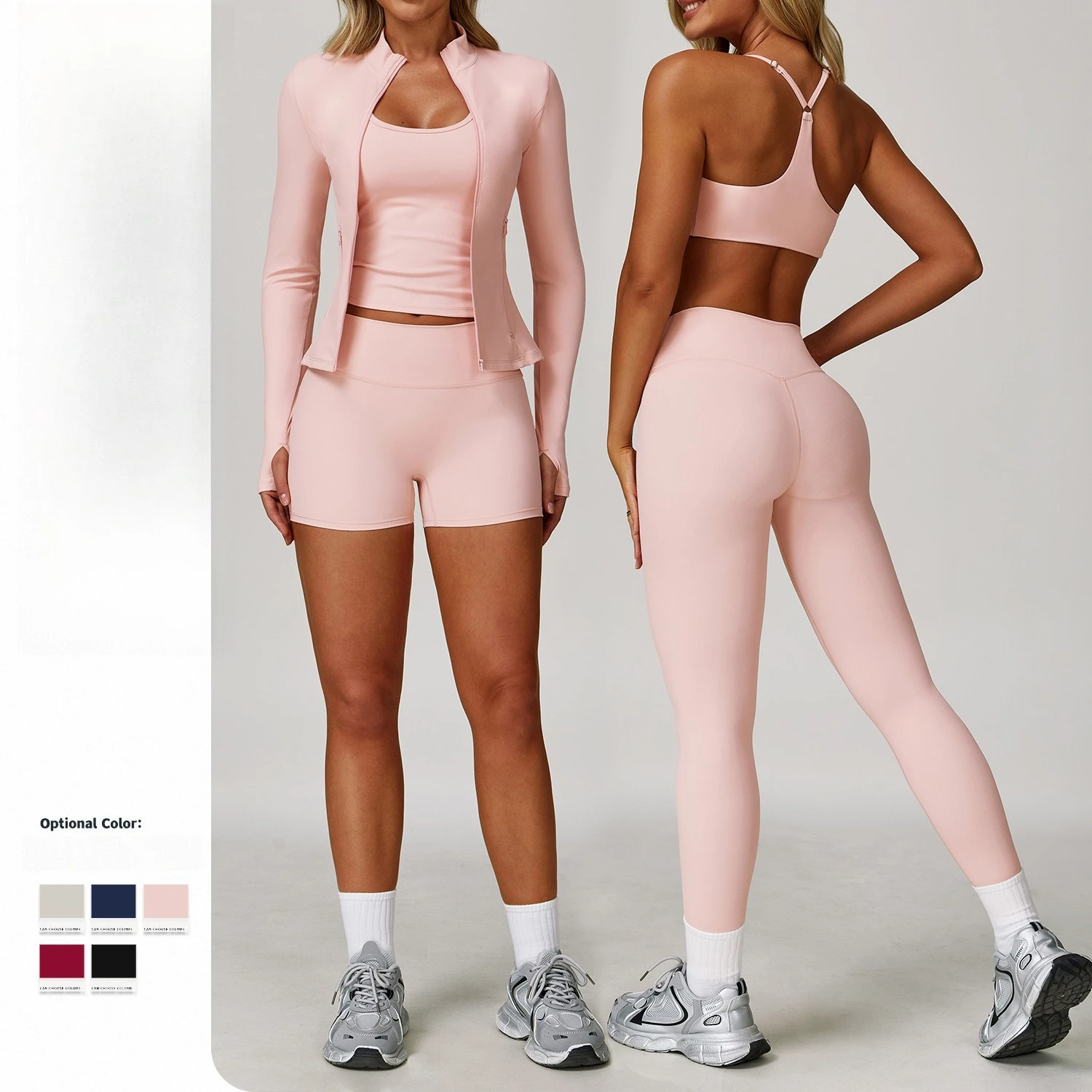 Women Sportswear Yoga Set 2PCS or 3PCS Sport Suit Gym Workout Clothes High Waist Leggings Autumn and winter Fitness Wear
Women Sportswear Yoga Set 2PCS or 3PCS Sport Suit Gym Workout Clothes High Waist Leggings Autumn and winter Fitness Wear