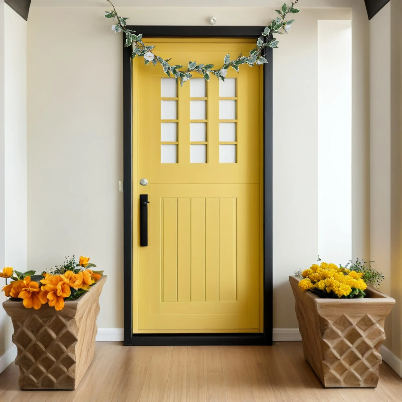 Artificial Rose Garland Christmas Greenery Vine Swag Holiday Door Mantel Fireplace Window Decoration Artificial Garland Plant
Artificial Rose Garland Christmas Greenery Vine Swag Holiday Door Mantel Fireplace Window Decoration Artificial Garland Plant