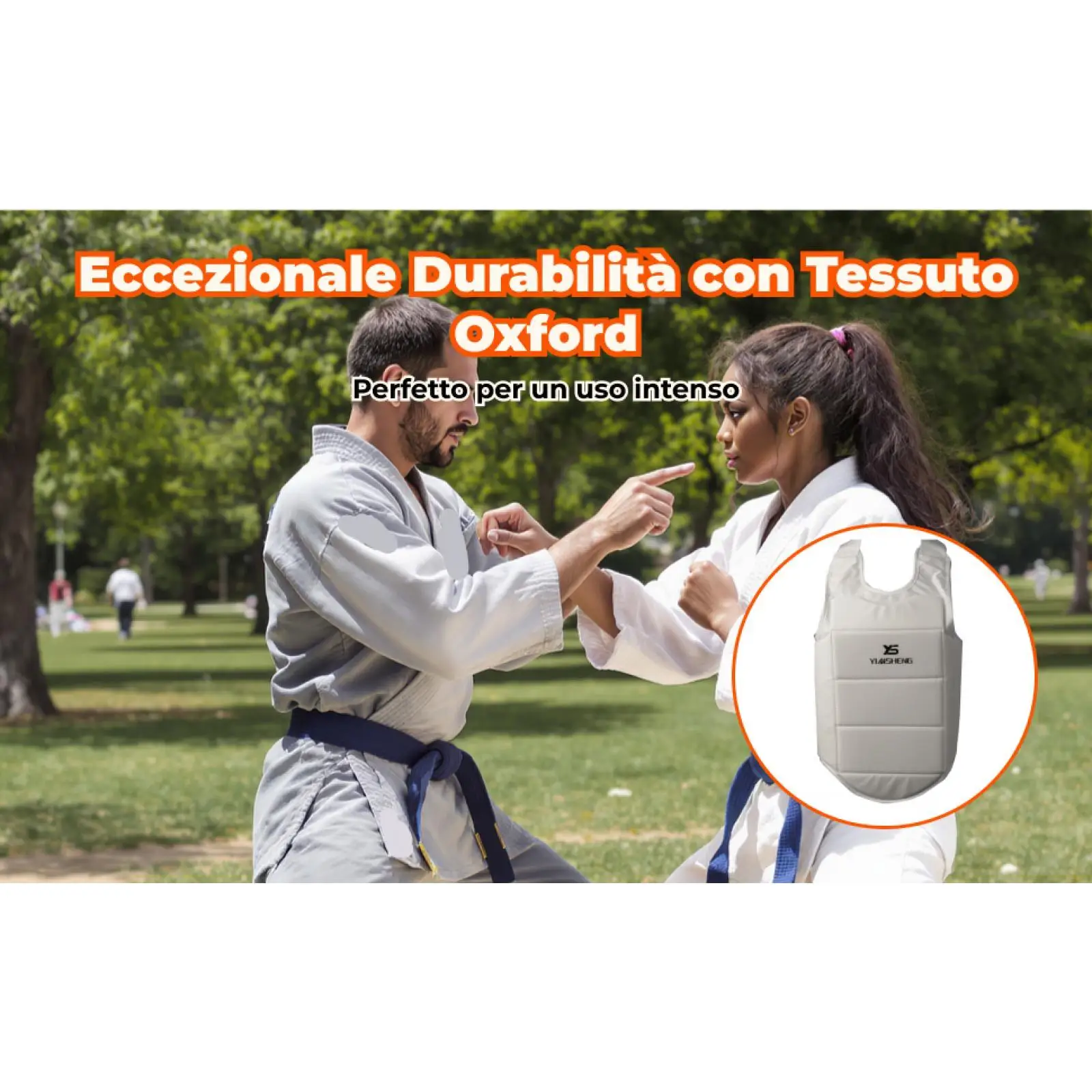 Sports Chest Protector Lightweight Karate Vest with Elastic Strap for Training and Competition
Sports Chest Protector Lightweight Karate Vest with Elastic Strap for Training and Competition