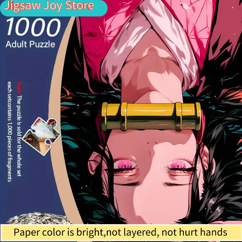 Nezuko Anime Jigsaw Puzzle - Thick Durable -Scratch Cardboard Puzzle Suitable for & Teens, Challenging Collectible Gift with
Nezuko Anime Jigsaw Puzzle - Thick Durable -Scratch Cardboard Puzzle Suitable for & Teens, Challenging Collectible Gift with