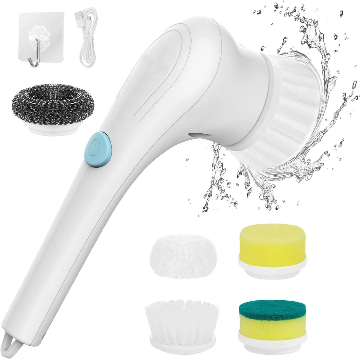 2025 cleaning brush electric cleaning brush steel wool ball five brush head long handle handheld cleaning kitchen dishwashing ar
2025 cleaning brush electric cleaning brush steel wool ball five brush head long handle handheld cleaning kitchen dishwashing ar