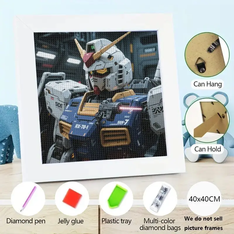 1 шт. Gundam RX-78, мобильный костюм, аниме, робот-меха, сделай сам, 5D комплект алмазной живописи, полная дрель, вышивка стразами, мозаика, художественное ремесло для
1 шт. Gundam RX-78, мобильный костюм, аниме, робот-меха, сделай сам, 5D комплект алмазной живописи, полная дрель, вышивка стразами, мозаика, художественное ремесло для