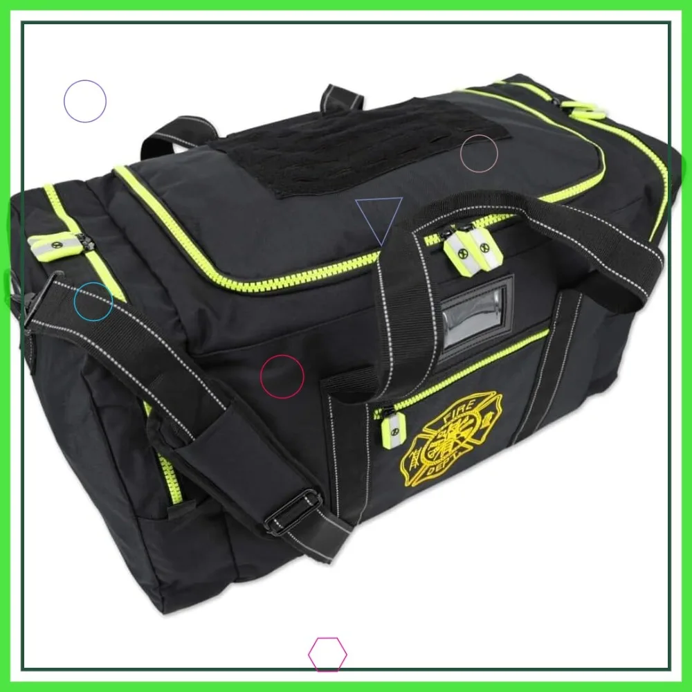 Durable Firefighter Gear Bag with Maltese Cross, Lightning X Design for Easy Carry
Durable Firefighter Gear Bag with Maltese Cross, Lightning X Design for Easy Carry