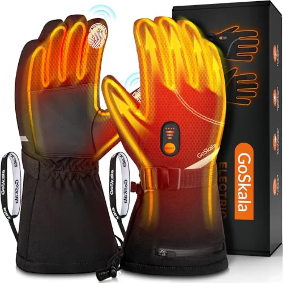 Heated Gloves for Men Women Rechargeable Electric Thermal Hand Warmers with Touchscreen Waterproof Winter Gear for Skiing Hikin
Heated Gloves for Men Women Rechargeable Electric Thermal Hand Warmers with Touchscreen Waterproof Winter Gear for Skiing Hikin
