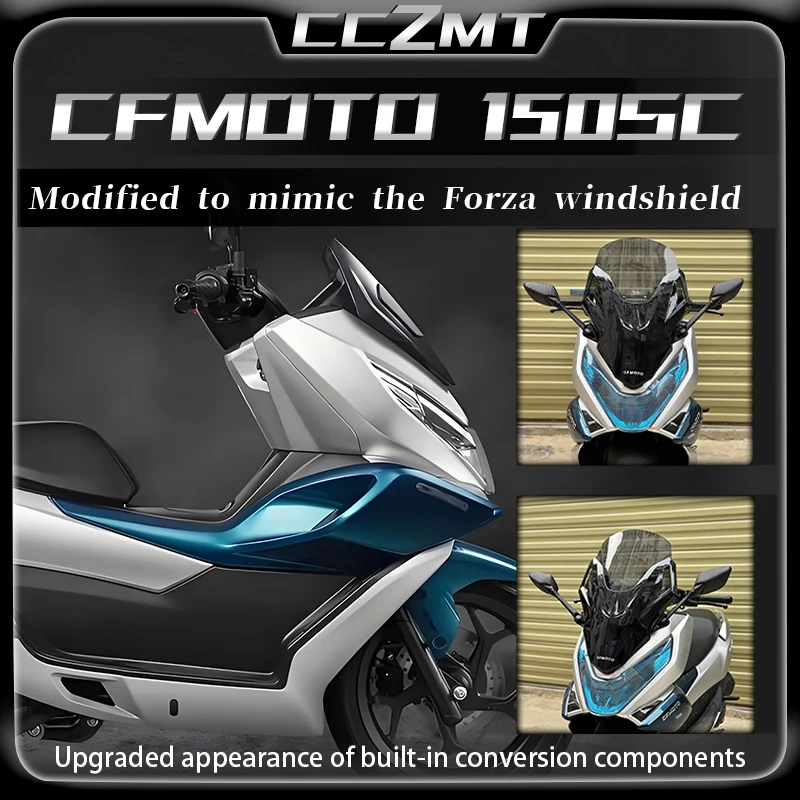 For CFMOTO 150SC 150-SC 150sc Modified Windshield Modified Front Windshield Adjustable windshield rearview mirror moves forward
For CFMOTO 150SC 150-SC 150sc Modified Windshield Modified Front Windshield Adjustable windshield rearview mirror moves forward