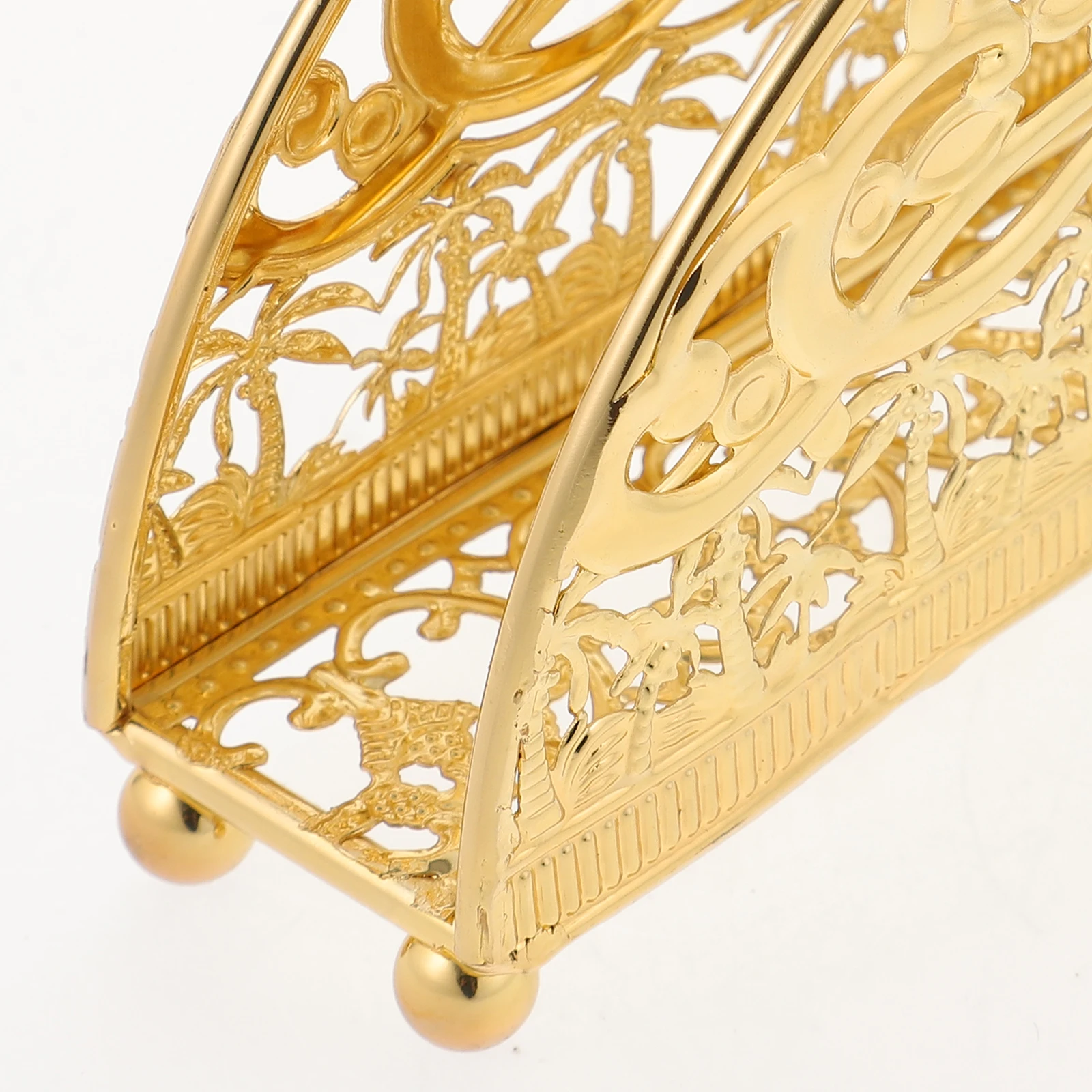 Vintage Napkin Holder Metal Decorative Stand for Cloth Tissue Paper Kitchen Dining Room Semicircle Rack Upright Dispenser
Vintage Napkin Holder Metal Decorative Stand for Cloth Tissue Paper Kitchen Dining Room Semicircle Rack Upright Dispenser
