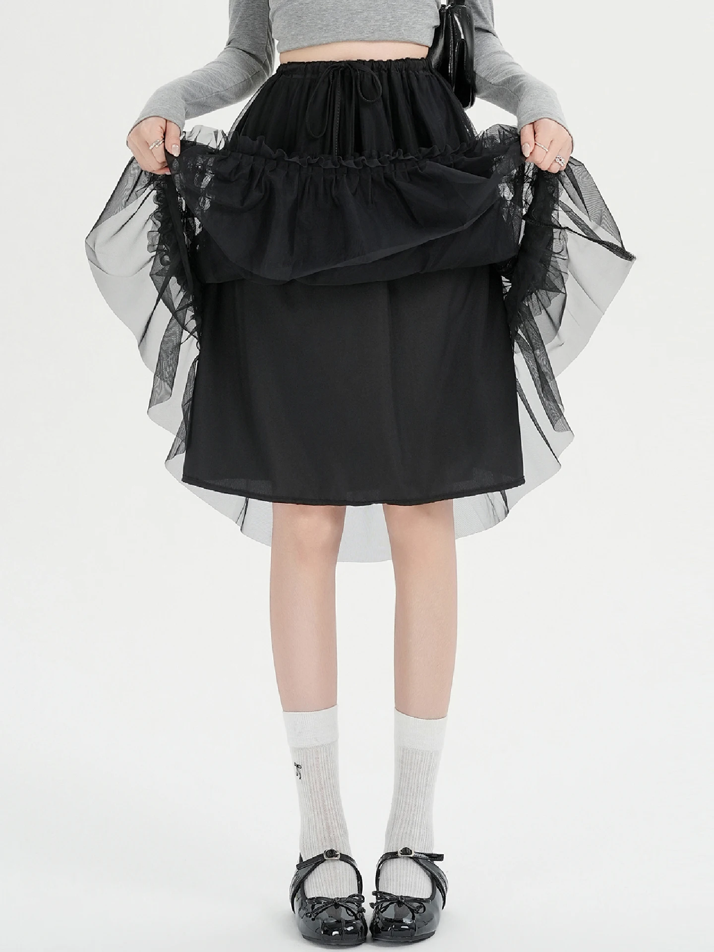 Юбка-пышка с кружевной отделкой, женская, весенняя, с эластичным поясом, А-силуэт, средней длины, в корейском стиле, для повседневной носки
Юбка-пышка с кружевной отделкой, женская, весенняя, с эластичным поясом, А-силуэт, средней длины, в корейском стиле, для повседневной носки