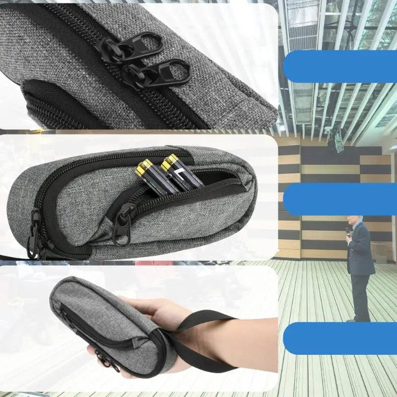 Портативная сумка для пультов дистанционного управления лазерной указкой с эластичной подкладкой и водонепроницаемой из ткани
Портативная сумка для пультов дистанционного управления лазерной указкой с эластичной подкладкой и водонепроницаемой из ткани