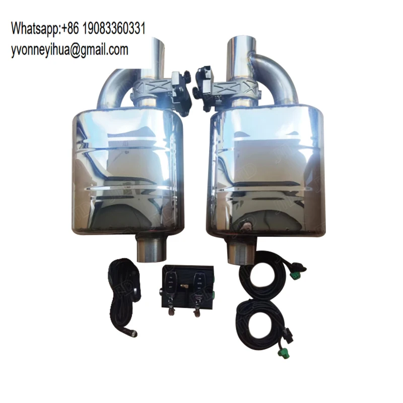 Высокопроизводительный универсальный электрический выхлопной клапан-глушитель 63 мм из нержавеющей стали 201 - с дистанционным управлением, новый стиль
Высокопроизводительный универсальный электрический выхлопной клапан-глушитель 63 мм из нержавеющей стали 201 - с дистанционным управлением, новый стиль