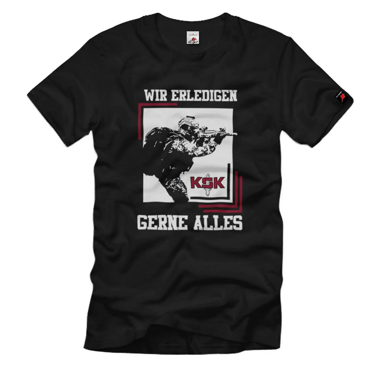 Wir Erledigen Gern Alles. Bundeswehr Elite KSK Specia Force T Shirt 100% Cotton Short Sleeve Casual T-shirt Loose Top Size S-3XL
Wir Erledigen Gern Alles. Bundeswehr Elite KSK Specia Force T Shirt 100% Cotton Short Sleeve Casual T-shirt Loose Top Size S-3XL