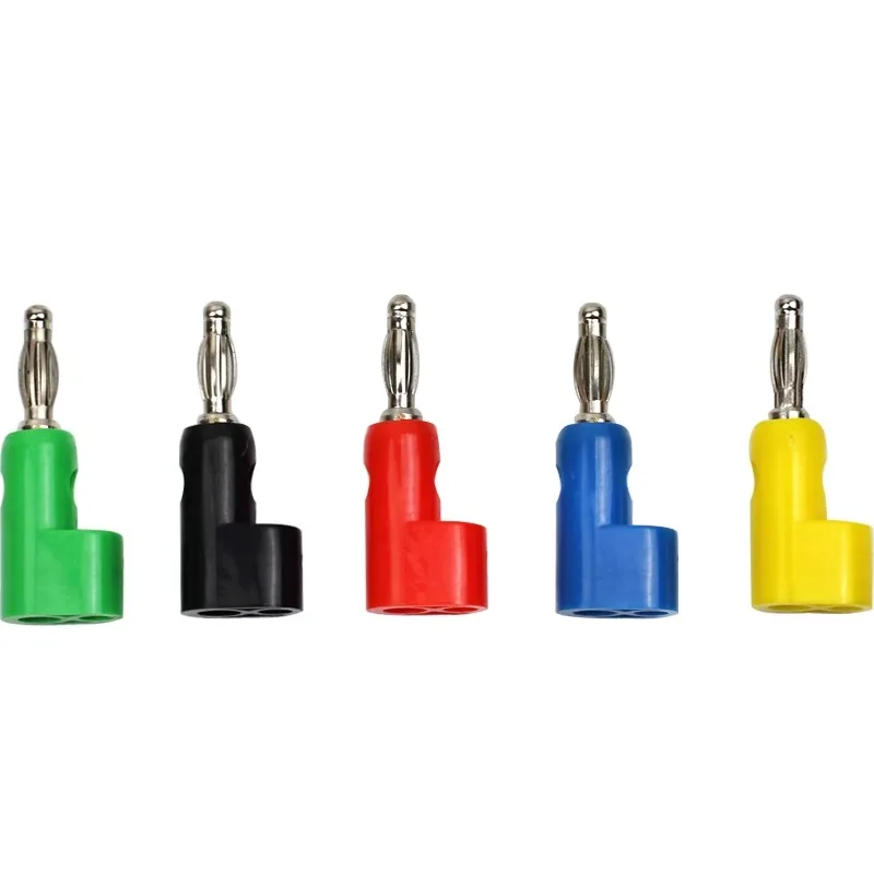 4mm Lantern-type banana plug welding-free banana plug stackable rechargeable screw tightening
4mm Lantern-type banana plug welding-free banana plug stackable rechargeable screw tightening