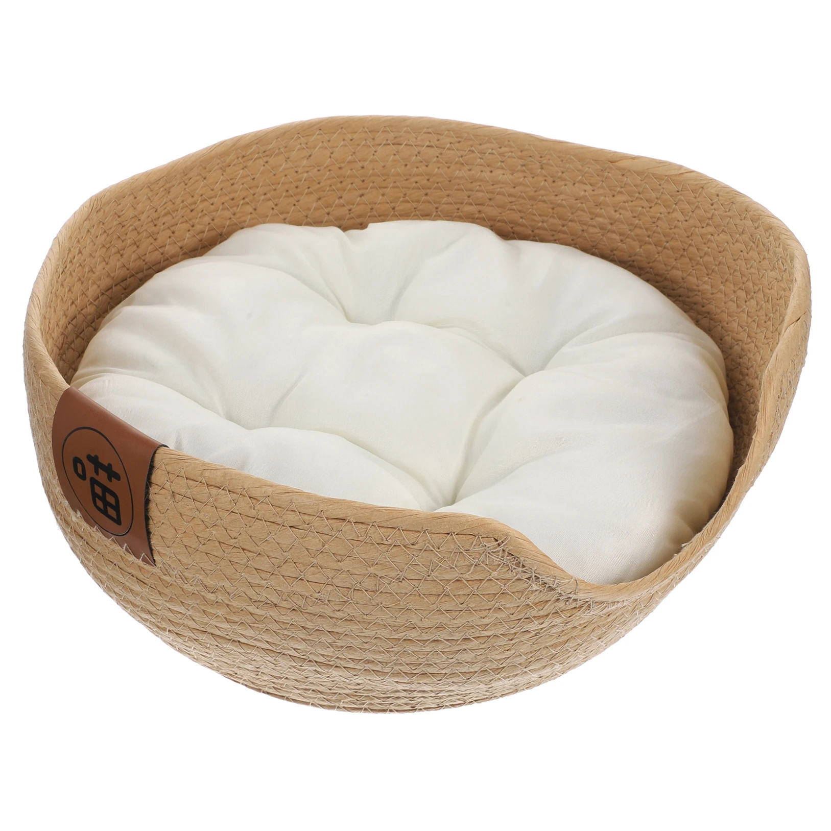 Summer Cat Hammock Woven Nest Sleeping Supply Comfortable Kitten Bed Cattail Grass Beds Hole Straw
Summer Cat Hammock Woven Nest Sleeping Supply Comfortable Kitten Bed Cattail Grass Beds Hole Straw
