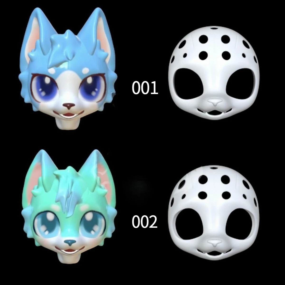 Kemono Base Mask Cute Skull 3D Printed Canine Skull Cosplay Accessories
Kemono Base Mask Cute Skull 3D Printed Canine Skull Cosplay Accessories