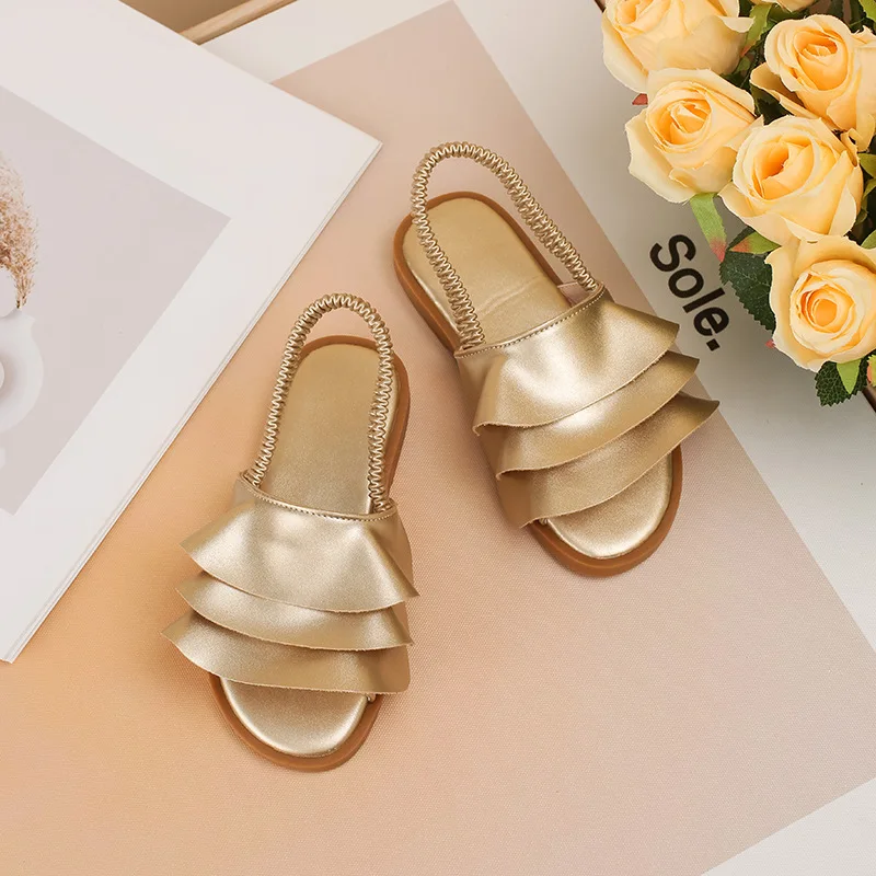 New Girl Shoes Fashion Versatile Design Sandals Comfort Non Slip Soft Soled Kid Shoe Sweet Lace Beach Shoe Trendy Chic Slippers
New Girl Shoes Fashion Versatile Design Sandals Comfort Non Slip Soft Soled Kid Shoe Sweet Lace Beach Shoe Trendy Chic Slippers