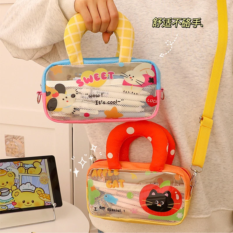 Fashion Cartoon Pencil Case Women's Messenger Bag All-match Mini Small Crossbody Bag Kids stationery gift
Fashion Cartoon Pencil Case Women's Messenger Bag All-match Mini Small Crossbody Bag Kids stationery gift