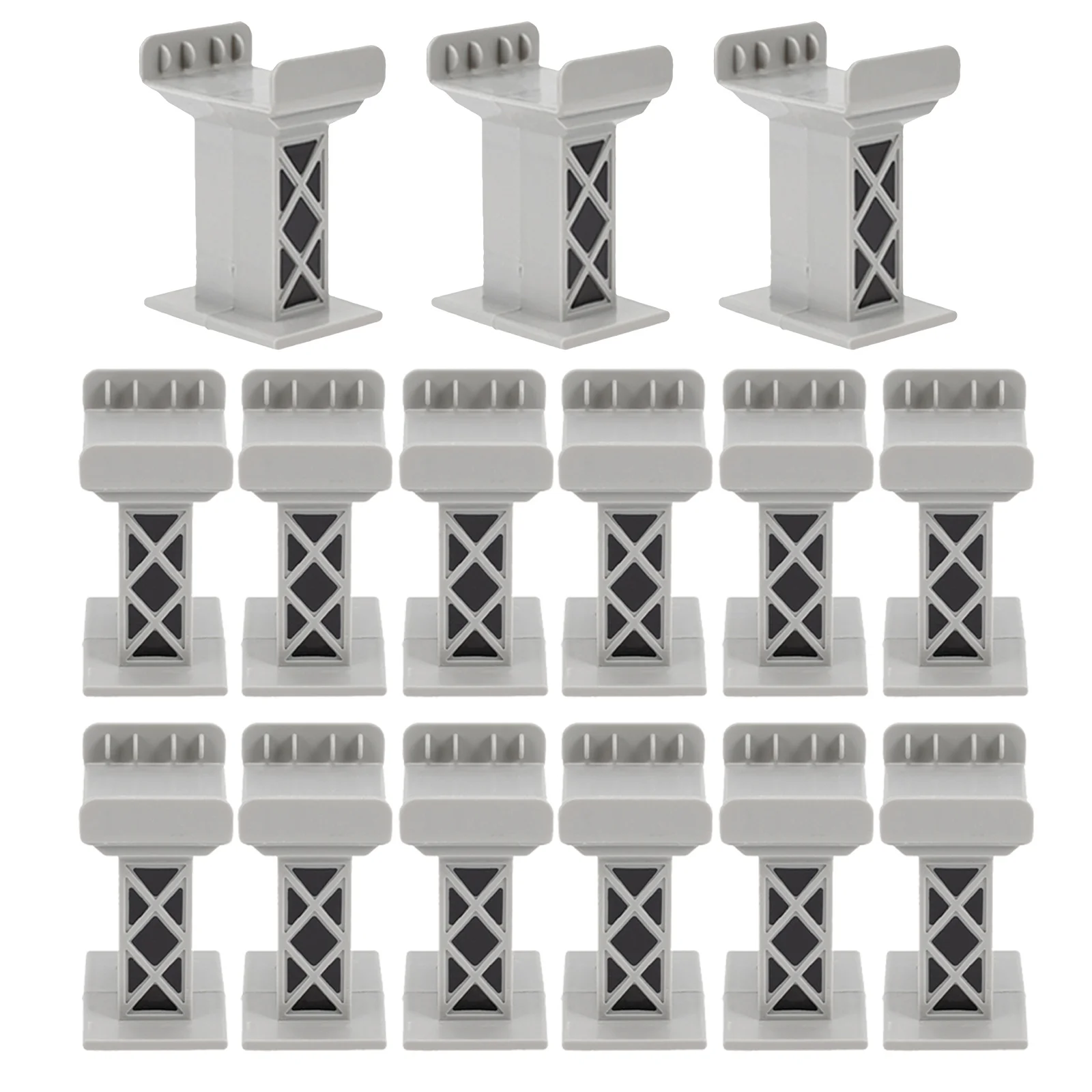 15 шт., аксессуары для железнодорожных дорожек, пластиковые опоры для поезда, блоки высокого уровня для приподнятых дорожек, принадлежности для стола для поезда
15 шт., аксессуары для железнодорожных дорожек, пластиковые опоры для поезда, блоки высокого уровня для приподнятых дорожек, принадлежности для стола для поезда