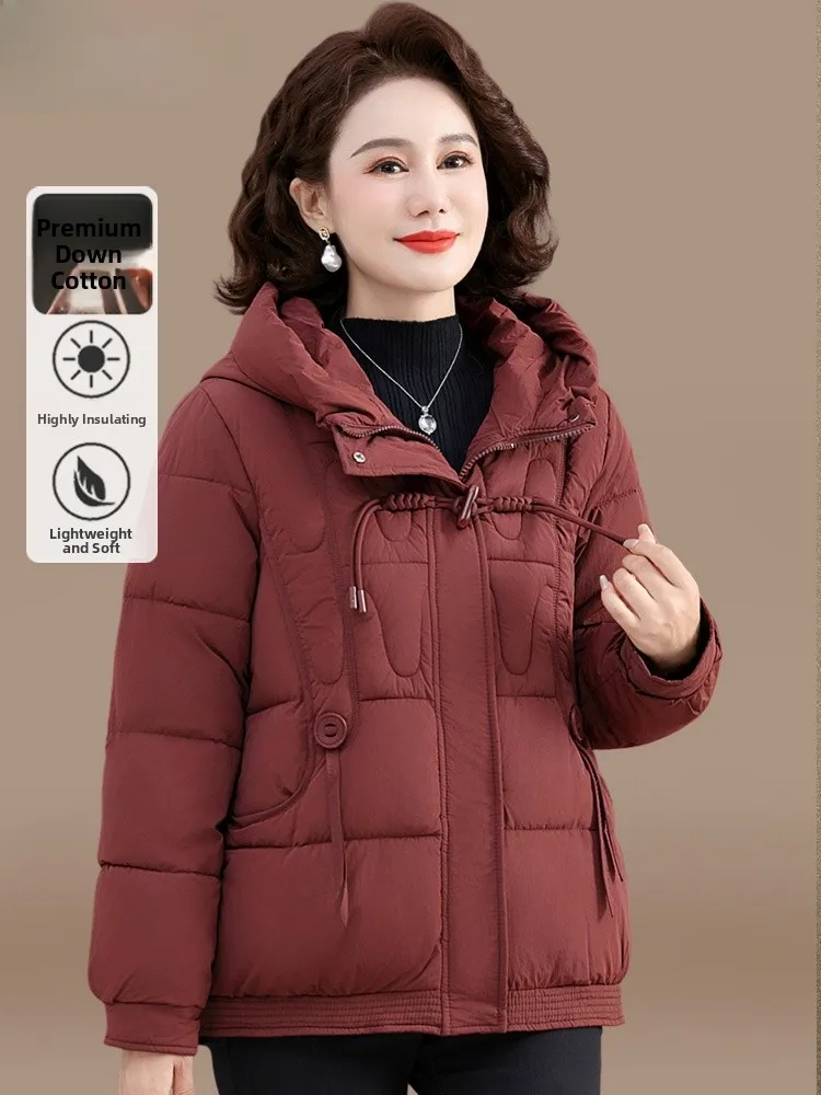 Утепленная хлопковая куртка для молодых мам и женщин среднего возраста, модное зимнее пальто из утолщенного полиэфирного волокна
Утепленная хлопковая куртка для молодых мам и женщин среднего возраста, модное зимнее пальто из утолщенного полиэфирного волокна