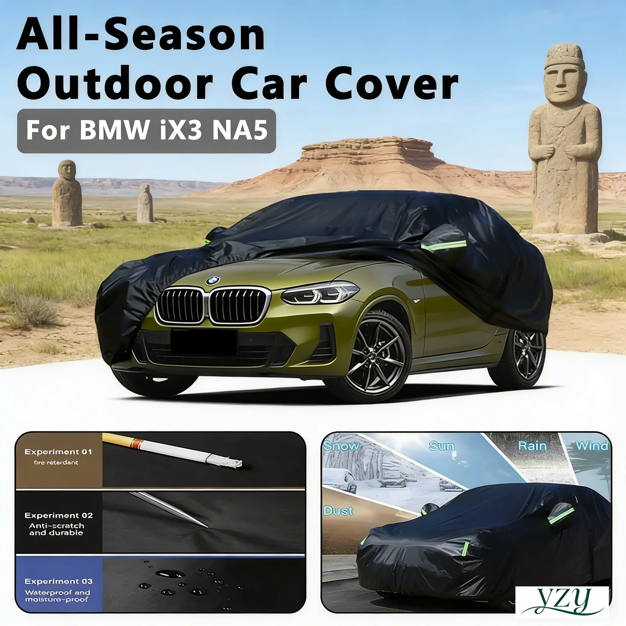 For BMW iX3 NA5 Outdoor Protection Full Car Covers Snow Cover Sunshade Waterproof Dustproof Exterior
For BMW iX3 NA5 Outdoor Protection Full Car Covers Snow Cover Sunshade Waterproof Dustproof Exterior