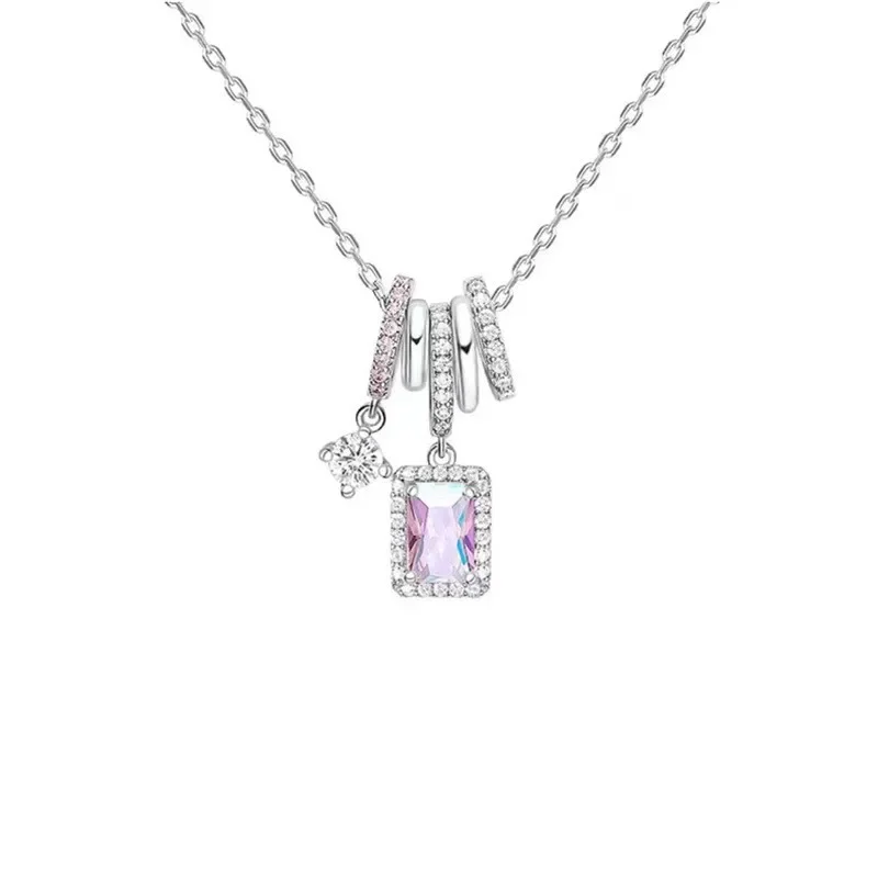 Новое женское колье из титановой стали 2025 года, слегка комплект с цирконом, элегантный и высококачественный аксессуар-цепочка на ключицу 
Новое женское колье из титановой стали 2025 года, слегка комплект с цирконом, элегантный и высококачественный аксессуар-цепочка на ключицу