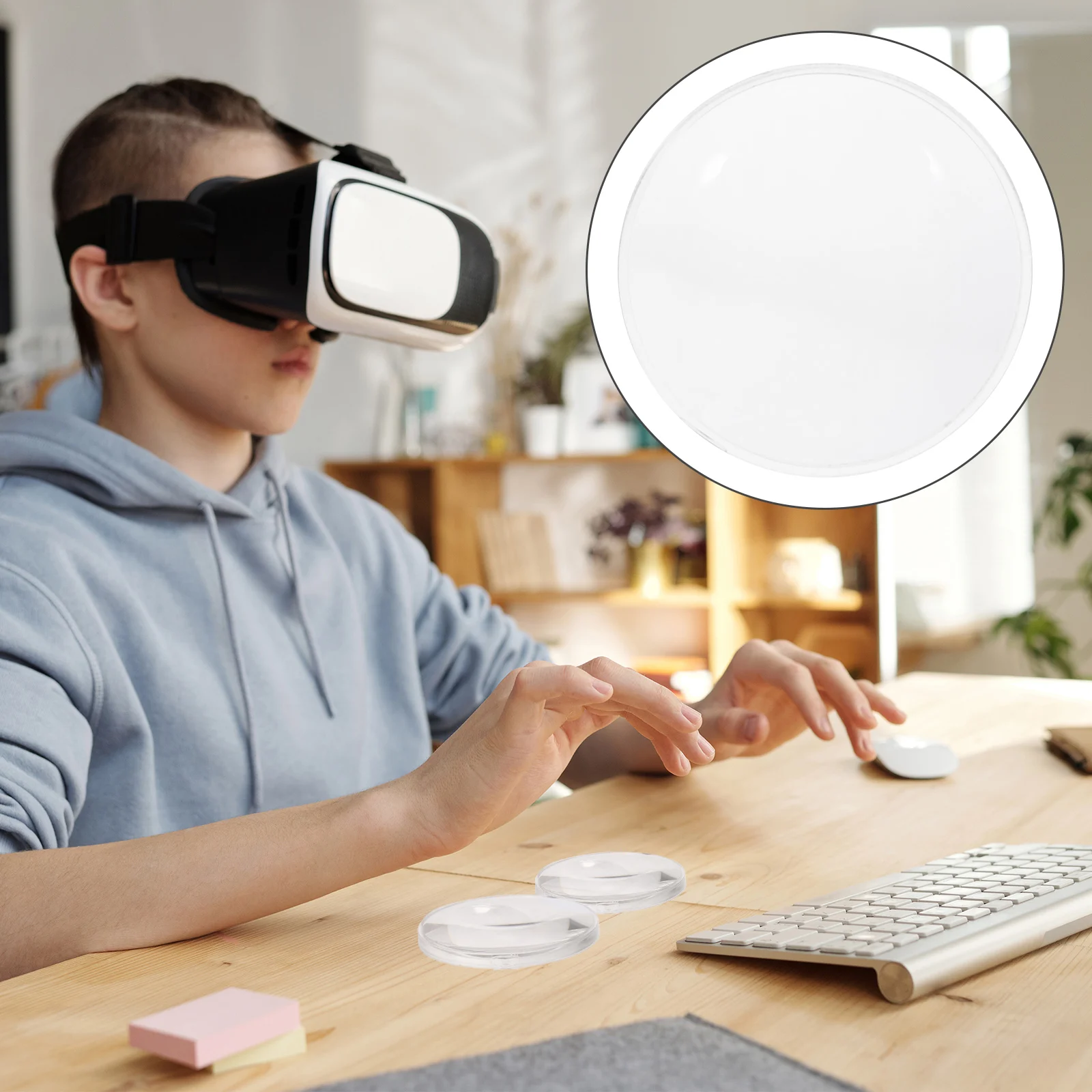 10pcs Vr Lens Replacement 37Mm Acrylic Light Blocking Lenses For 3D Glasses Anti Dizzy Clear Vision High Transmission Durable
10pcs Vr Lens Replacement 37Mm Acrylic Light Blocking Lenses For 3D Glasses Anti Dizzy Clear Vision High Transmission Durable