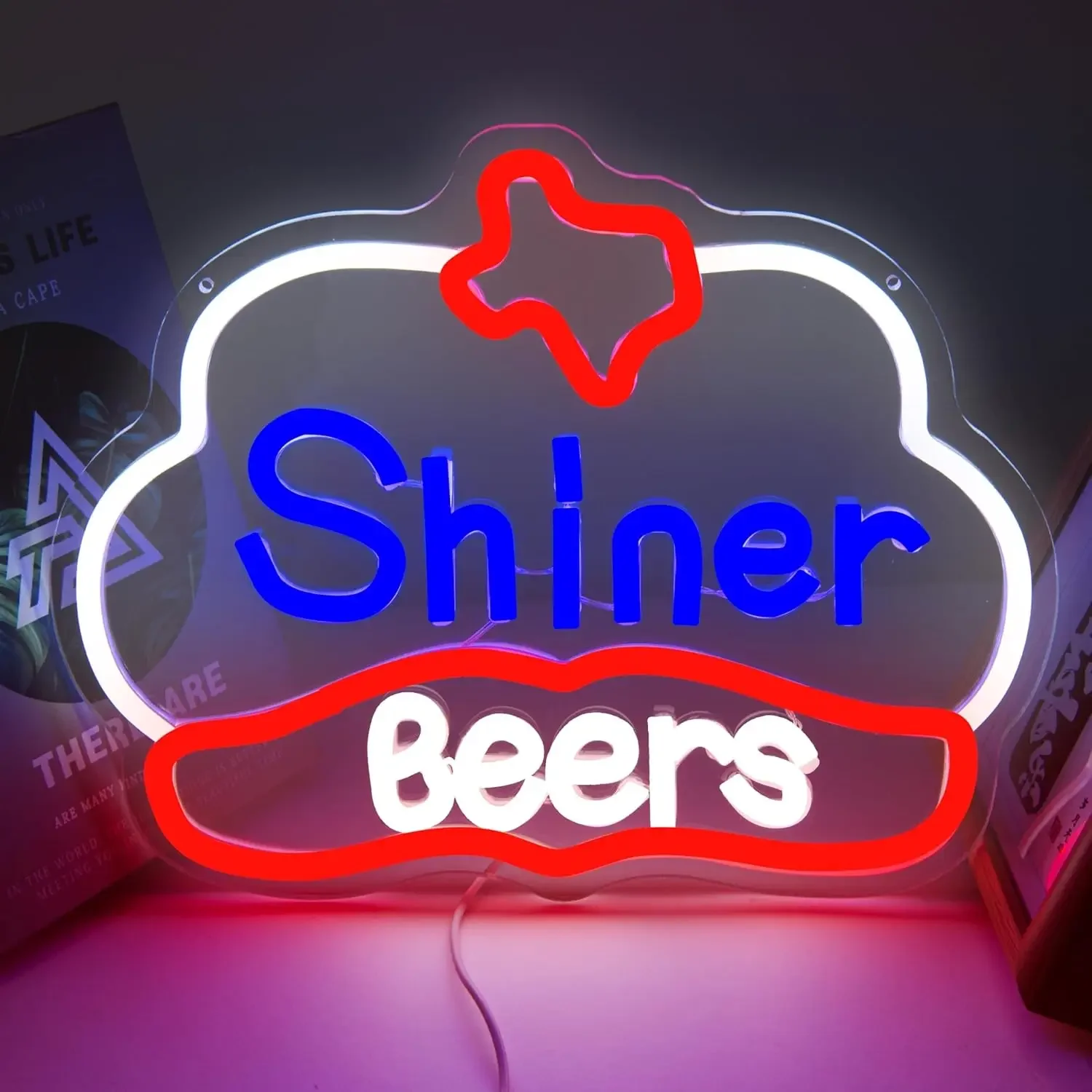 Shiner Beer Neon Sign Dimmable Led Neon Lights for Bedroom Home Bar Man Cave Pub Club Wall Decor Kid Birthday Gifts USB Powered
Shiner Beer Neon Sign Dimmable Led Neon Lights for Bedroom Home Bar Man Cave Pub Club Wall Decor Kid Birthday Gifts USB Powered