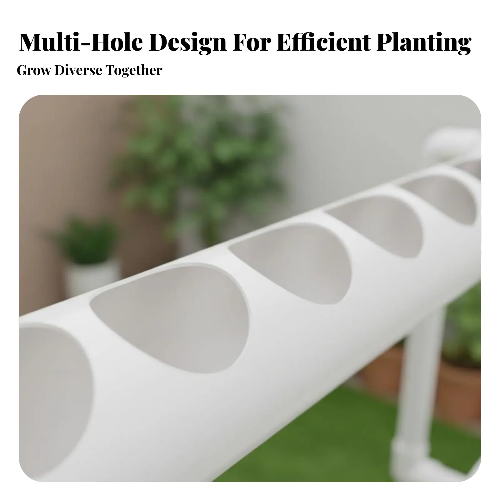 Контейнер для выращивания растений из ПВХ-труб: компактный набор для самостоятельного выращивания овощей, вертикальный многоярусный декоративный контейнер для растений, садовые принадлежности
Контейнер для выращивания растений из ПВХ-труб: компактный набор для самостоятельного выращивания овощей, вертикальный многоярусный декоративный контейнер для растений, садовые принадлежности