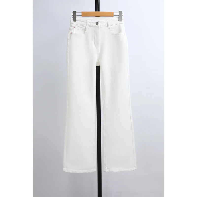Awei Spring New Women's Casual High Waist Jeans Straight Leg Denim Pants Korean Sle Waed Fabric Zipper ket Daily Wear
Awei Spring New Women's Casual High Waist Jeans Straight Leg Denim Pants Korean Sle Waed Fabric Zipper ket Daily Wear