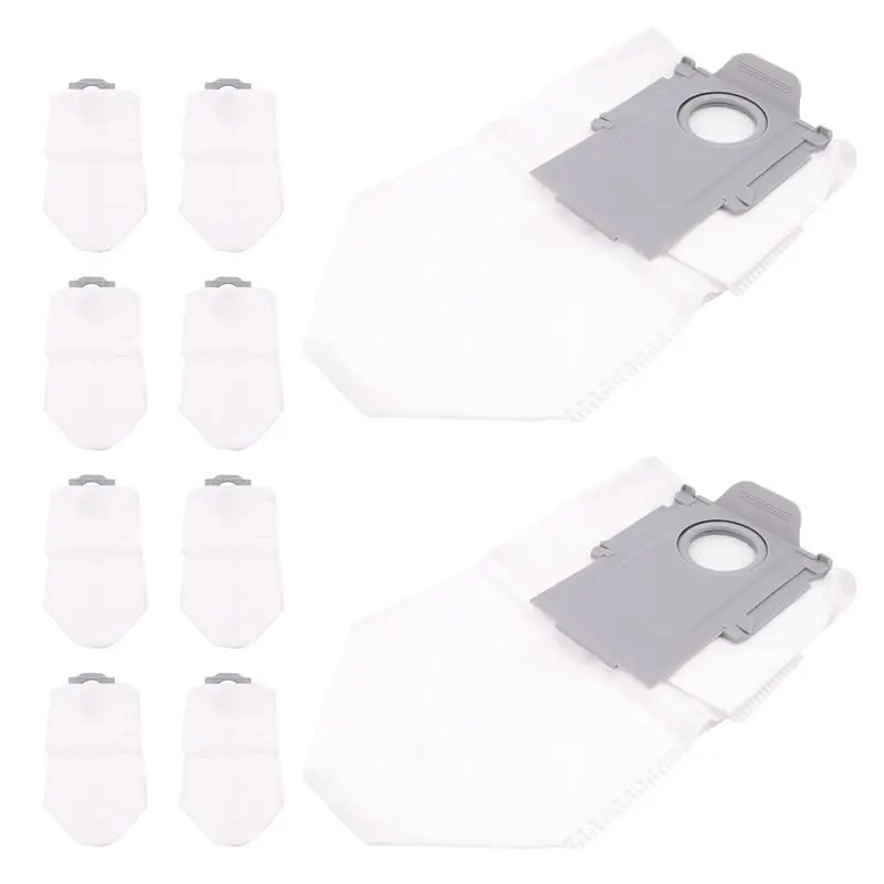 10 Pieces Dust Bags Accessories For Roborock S8 Maxv Ultra Vacuum Cleaner Bag Large Capacity Spare Parts-A50M
10 Pieces Dust Bags Accessories For Roborock S8 Maxv Ultra Vacuum Cleaner Bag Large Capacity Spare Parts-A50M