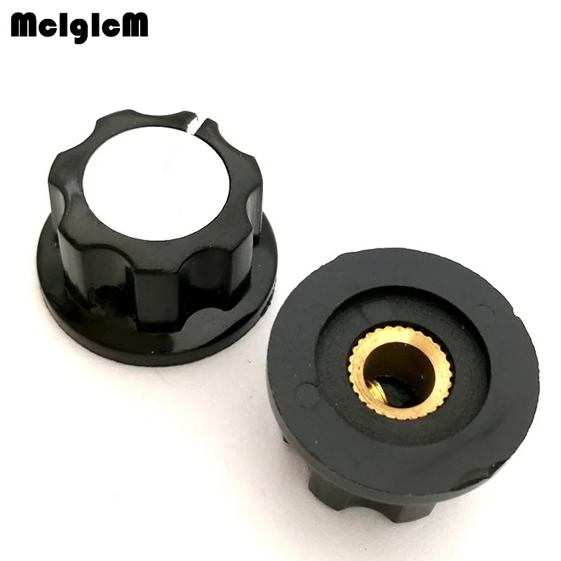 10pcs Hat MF-A02 potentiometer knob WH118/WX050 bakelite knob / copper core inner hole 6mm
10pcs Hat MF-A02 potentiometer knob WH118/WX050 bakelite knob / copper core inner hole 6mm