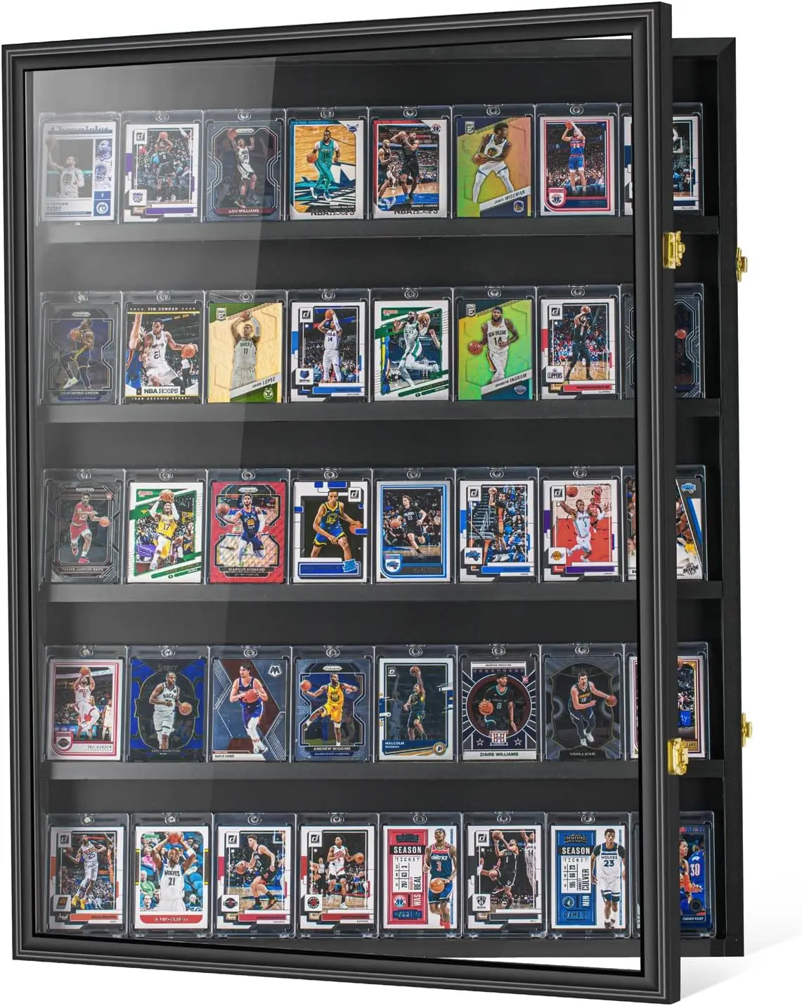 40 Graded Sport Card Display Case Wooden Wall Cabinet for Trading Cards Collectibles
40 Graded Sport Card Display Case Wooden Wall Cabinet for Trading Cards Collectibles