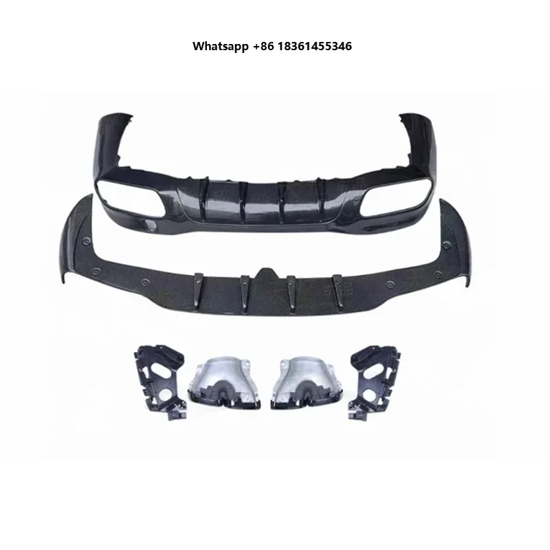 Real Carbon Fiber Rear Bumper Lip Diffuser Spoiler Car Accessories
Real Carbon Fiber Rear Bumper Lip Diffuser Spoiler Car Accessories