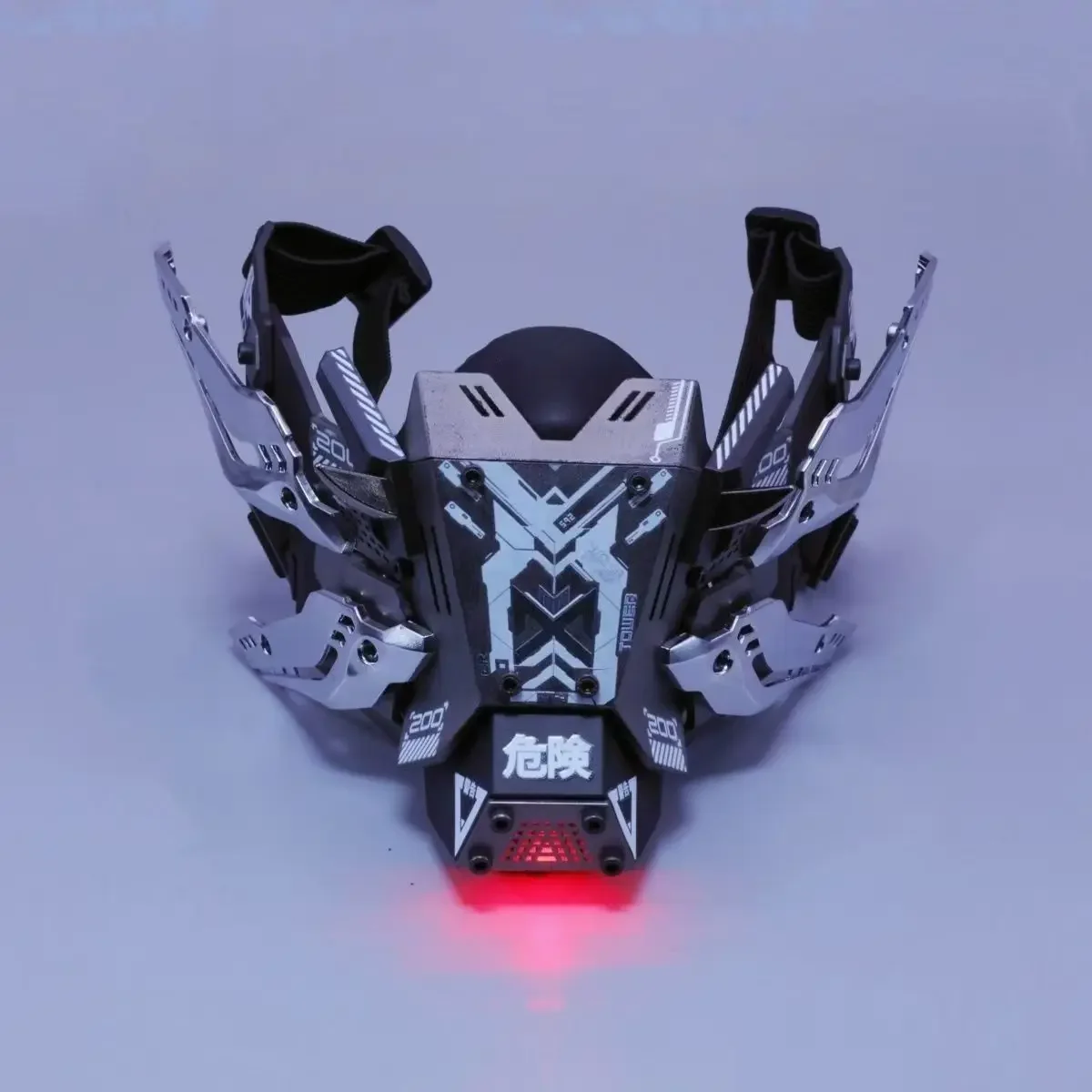 Cyberpunk Half Face Mask COS Men's k Mechanical Mask Tactical Mask Luminous Full Face Mech Headset
Cyberpunk Half Face Mask COS Men's k Mechanical Mask Tactical Mask Luminous Full Face Mech Headset