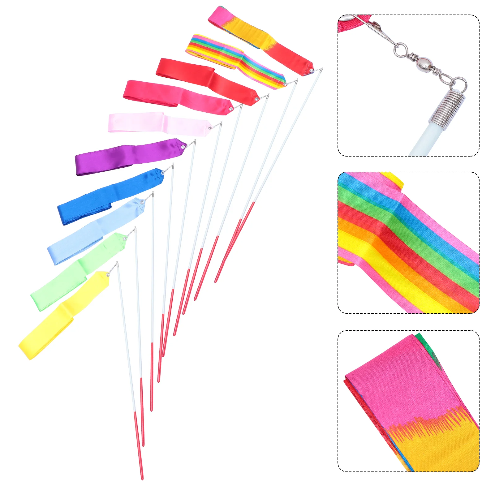 10 Pcs Gymnastics Ribbon Dancing Silk Performance Ribbons Dance Streamer Nylon Child
10 Pcs Gymnastics Ribbon Dancing Silk Performance Ribbons Dance Streamer Nylon Child