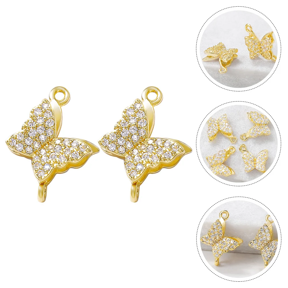 2pcs Metal Butterfly Pendant Bright Charms Semi Finished Jewelry DIY Accessories Crystal Decor Necklace Bracelet Charm Craft
2pcs Metal Butterfly Pendant Bright Charms Semi Finished Jewelry DIY Accessories Crystal Decor Necklace Bracelet Charm Craft
