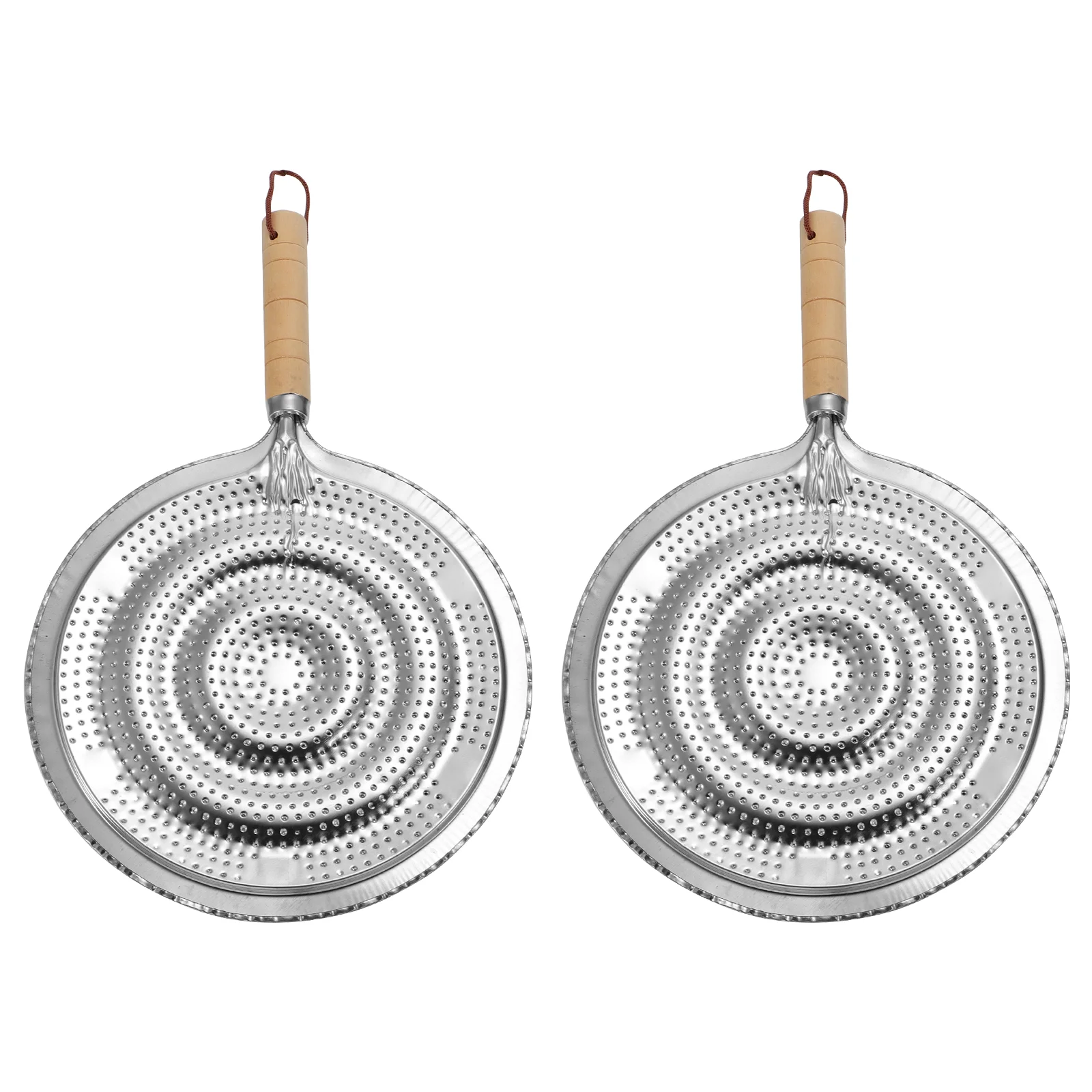 2 Pcs Desk Coasters Insulation Pads for Kitchen Wooden Handle Cook Placemat Coffee Mats Silver Tabletop
2 Pcs Desk Coasters Insulation Pads for Kitchen Wooden Handle Cook Placemat Coffee Mats Silver Tabletop