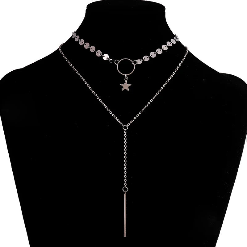 Aihua Simple Long Tassel Chain Necklace for Women Trendy Adjustable Choker Necklace Fashion Jewelry Chain on the Neck Girls
Aihua Simple Long Tassel Chain Necklace for Women Trendy Adjustable Choker Necklace Fashion Jewelry Chain on the Neck Girls