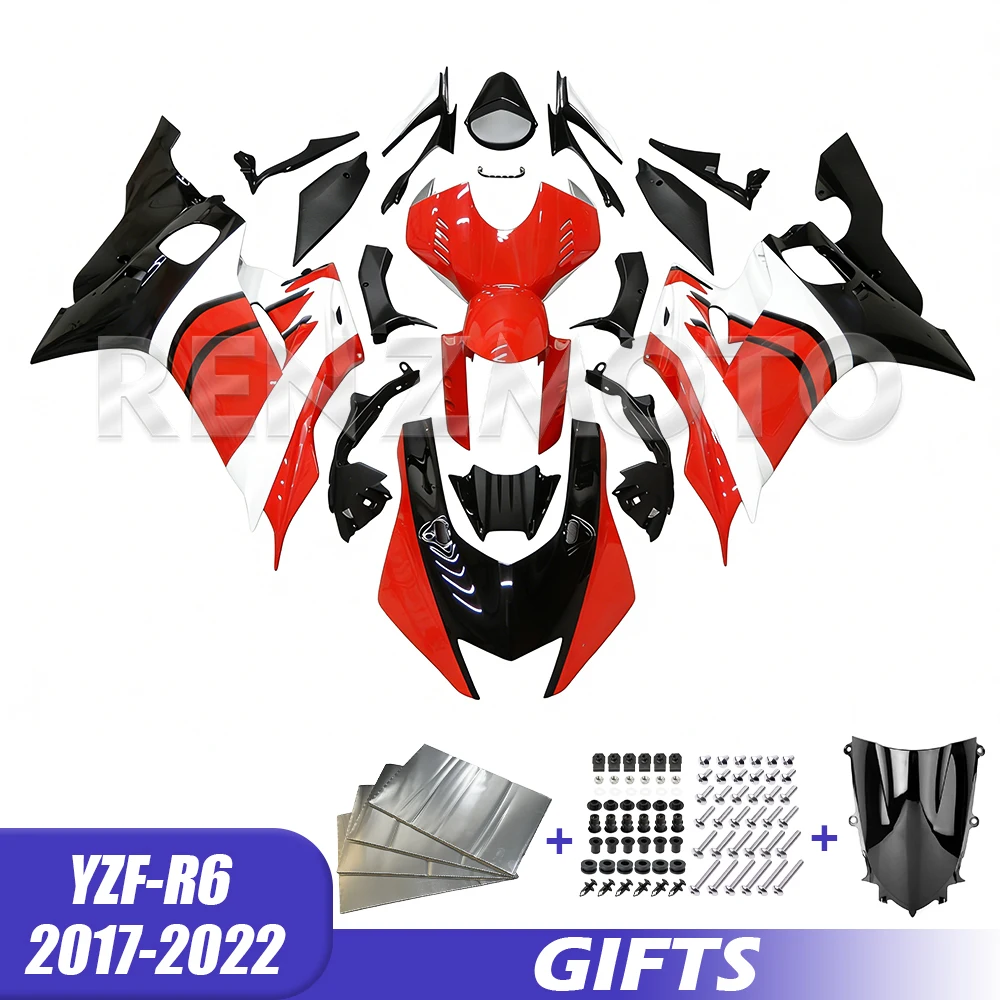 For YAMAHA YZF R6 YZF-R6 2017-2022 2020 2021 Fairing Set Body Kit Decoration Plastic Guard Plate Accessories Shell Injection
For YAMAHA YZF R6 YZF-R6 2017-2022 2020 2021 Fairing Set Body Kit Decoration Plastic Guard Plate Accessories Shell Injection